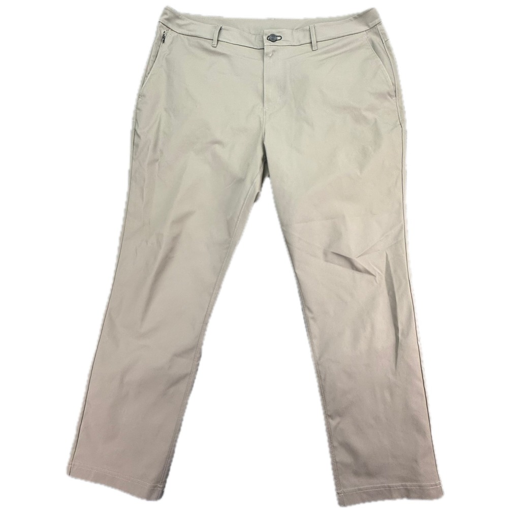 Public Rec Workday Pants Mens 38/30 Khaki‎ Performance Stretch Chino Trousers